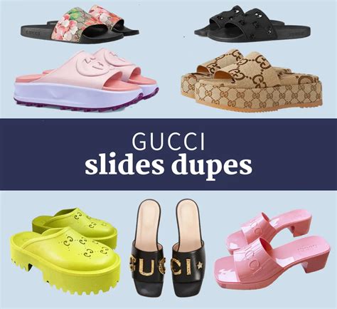 gucci slide sandals dupes|gucci mules knock off.